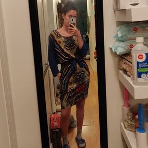 Desigual w Christian Lacroix Printed Tie Dress